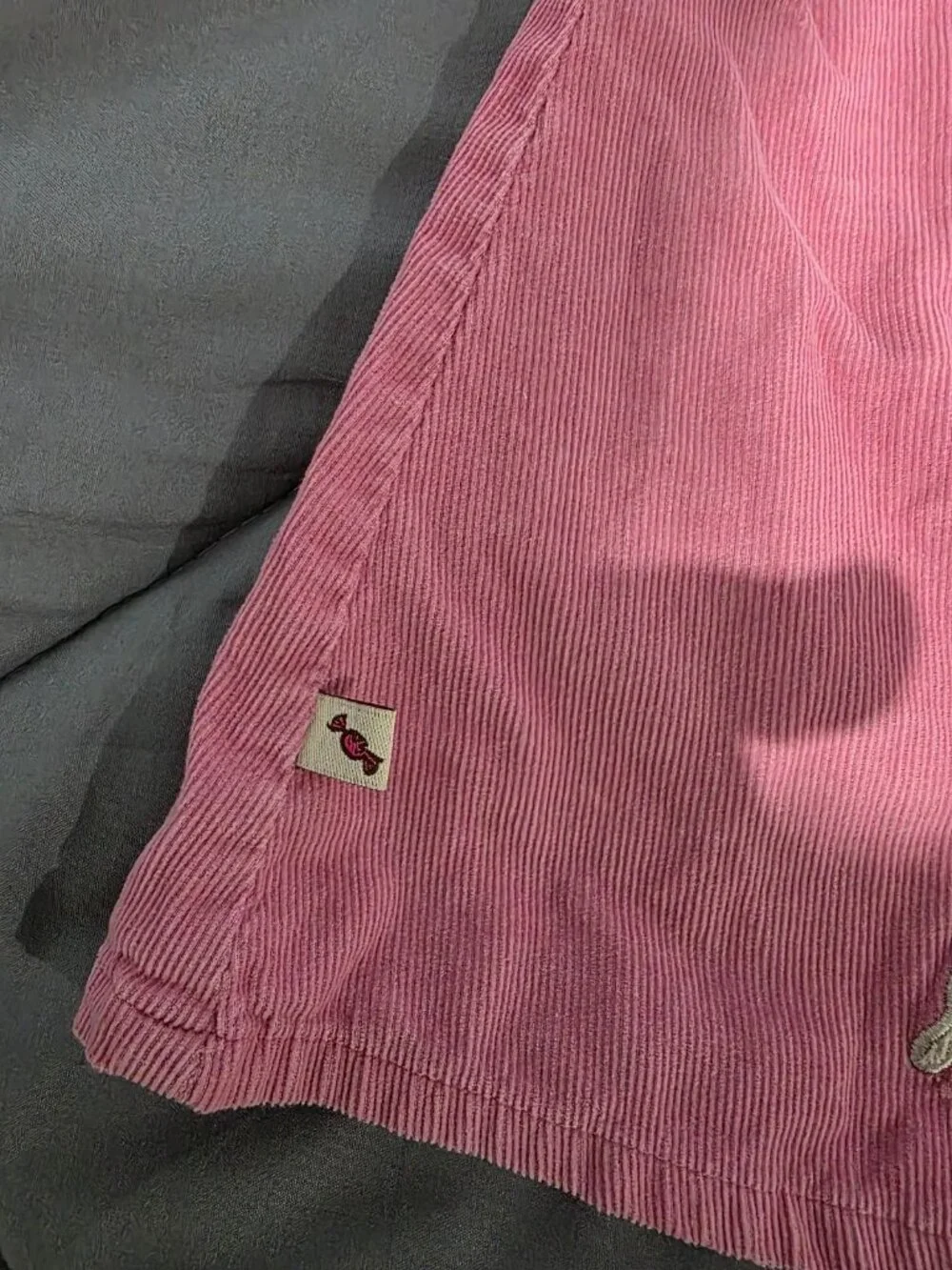 Vintage Coco Bon Bons girls sz 12 months pink corduroy jumper dress Elephants